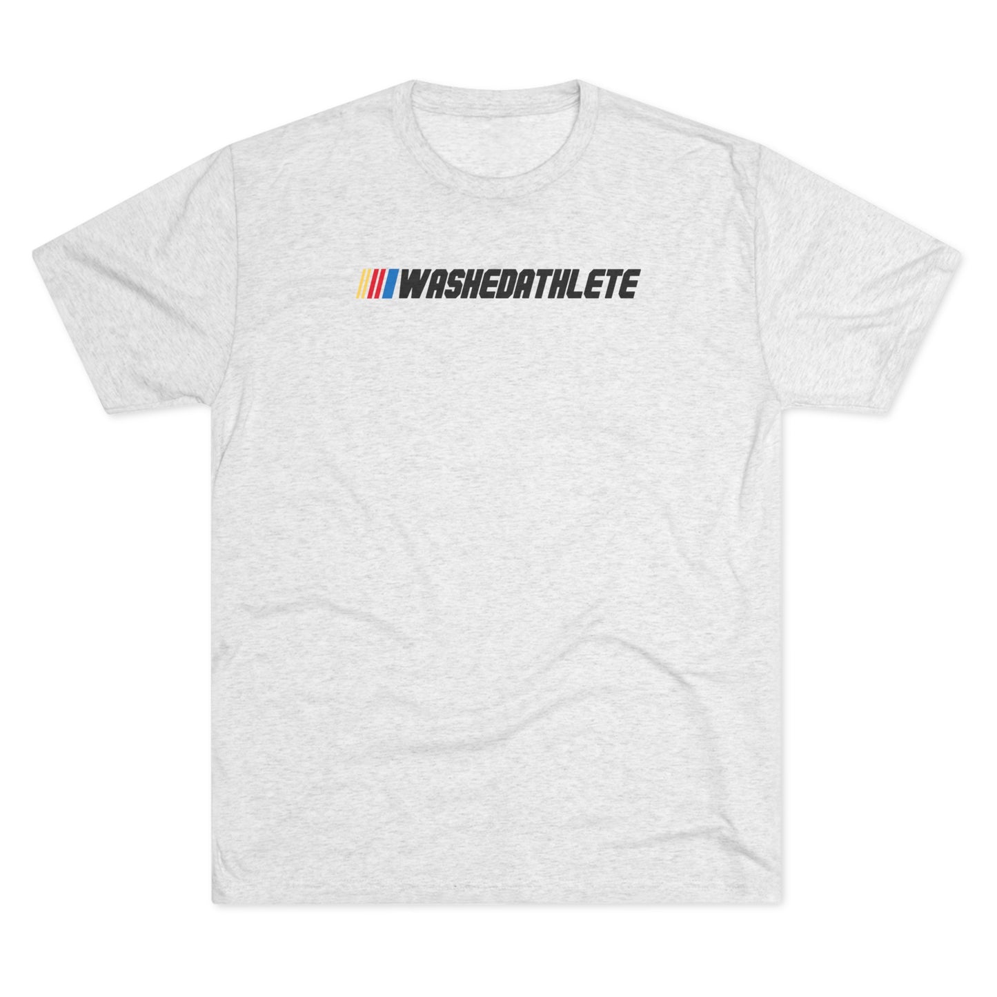 WHITE Unisex Tri-Blend Crew Tee NASCAR THEMED