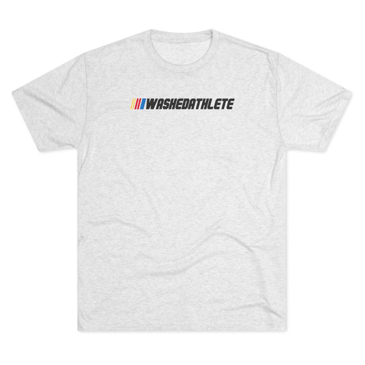 WHITE Unisex Tri-Blend Crew Tee NASCAR THEMED